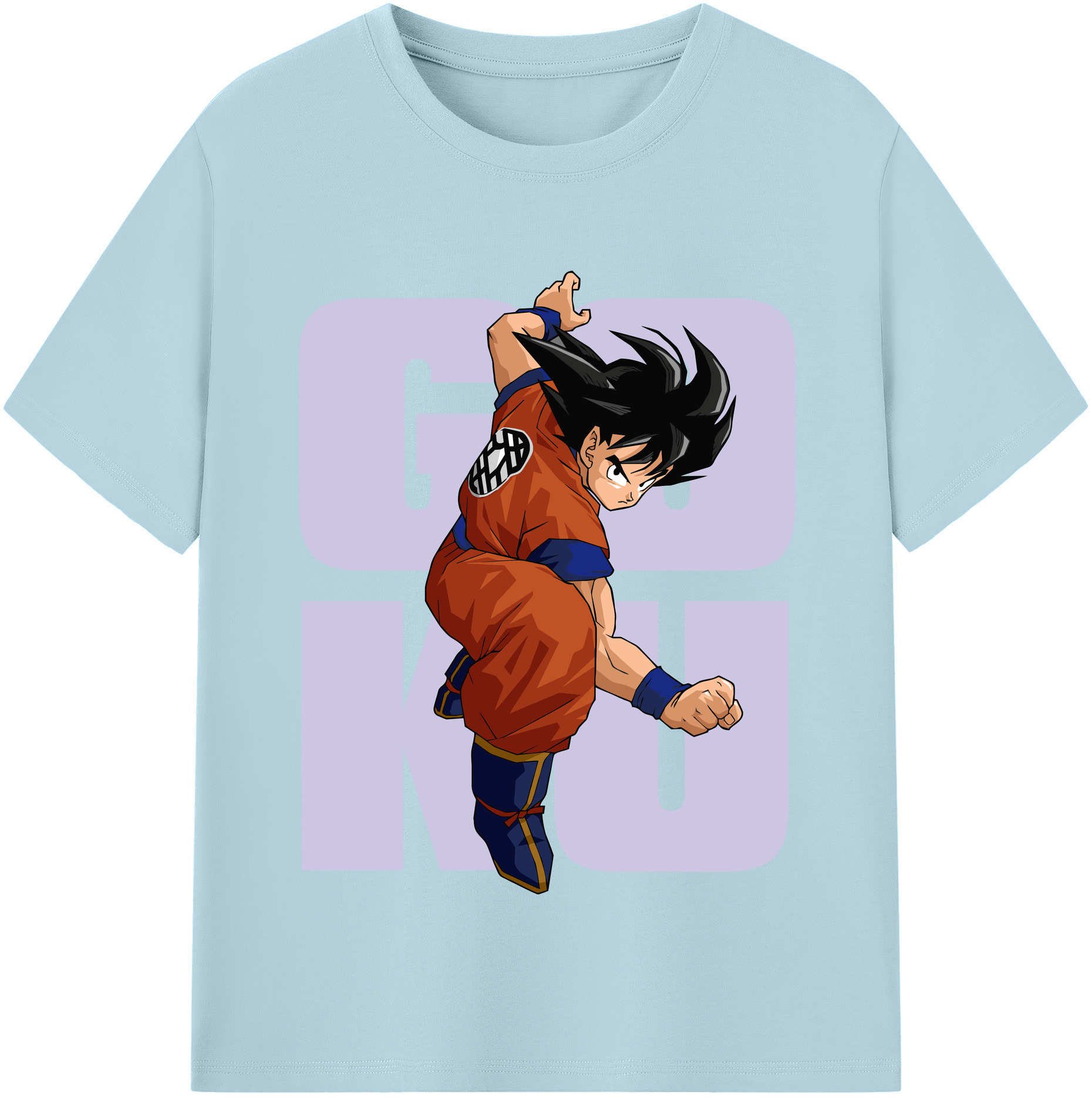 （画像用） ドラゴンボール 孫悟空（そん ごくう）Son Goku カカロット DRAGON BALL Kakarotto 綿100％半袖Tシャツ（フロントプリント）